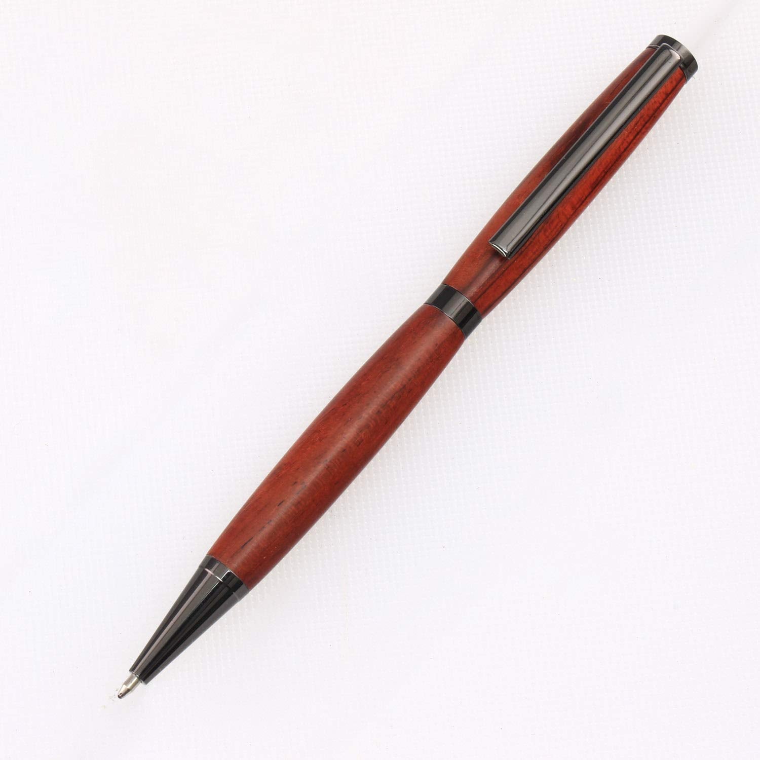 Legacy Woodturning Slimline Pen Kit - 10 Pack Variety, Gold, Black Chrome, Chrome with Black Stripe