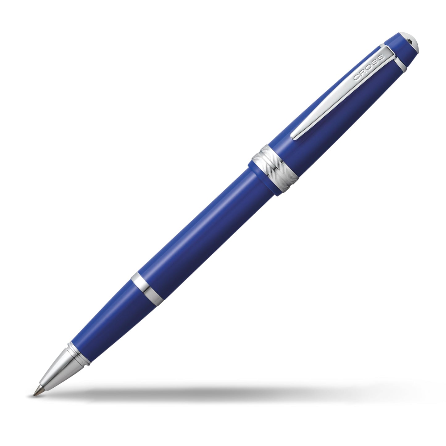 Cross Bailey Light Rollerball Pen, Polished Blue, Medium Point, Black Ink