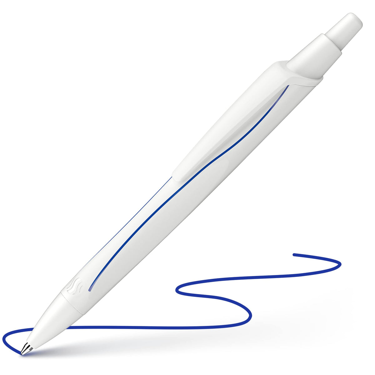 Schneider Reco 131886 Recycled Plastic Ballpoint Pen Awarded with The Blue Angel - Assorted Ink