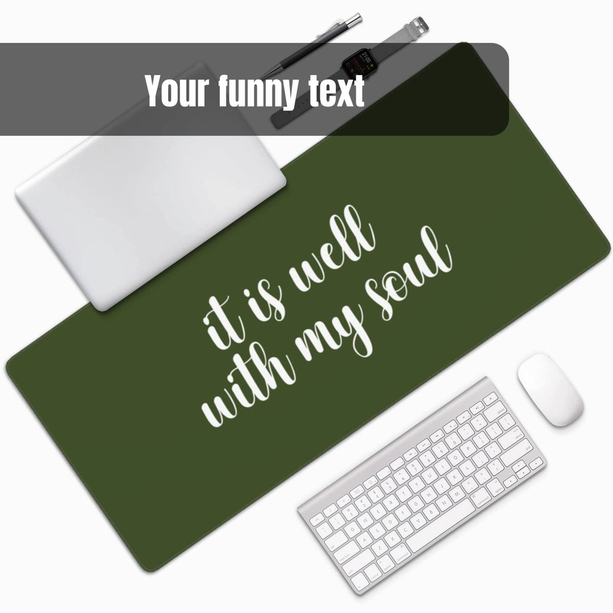 Custom Mouse Pad with Printing of Your Own Photo Image Logo Text Customized Personalized Mousepad
