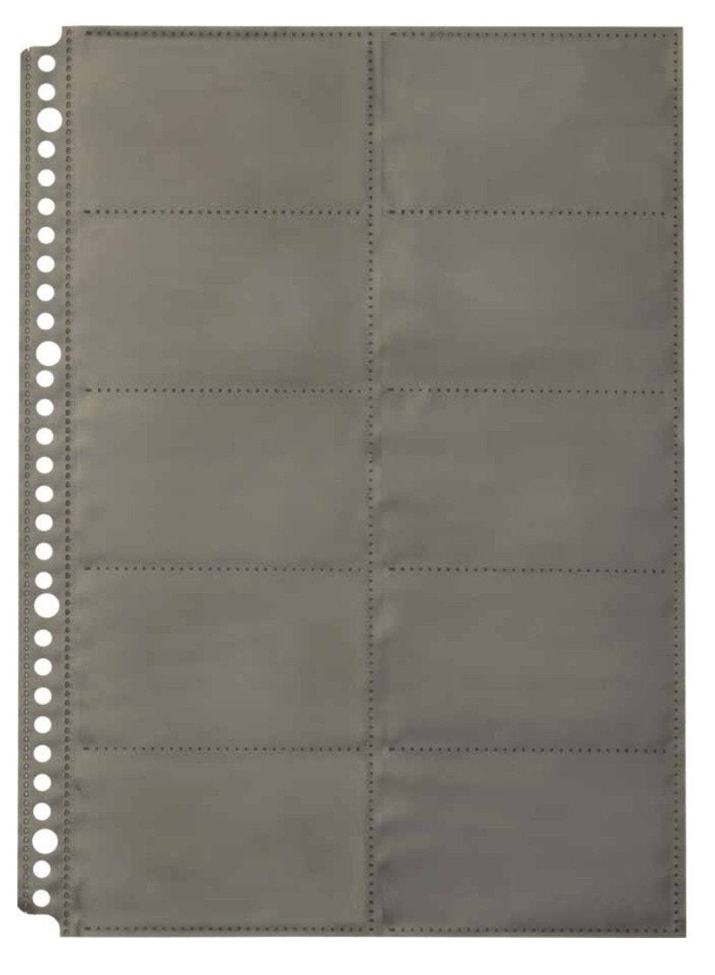 Kingjim Shotdox Business Card Holder, Replaceable Type, A4, 36SDD, Black