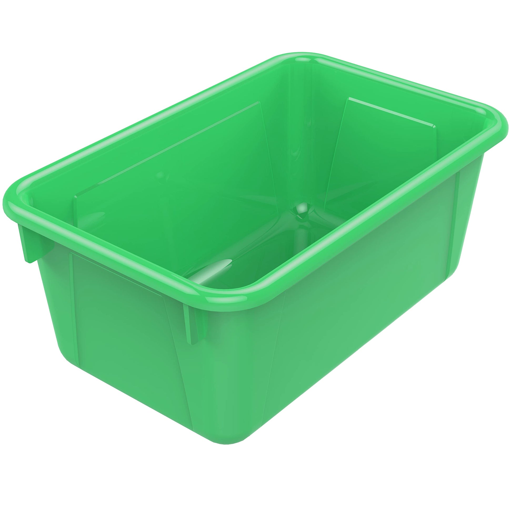 Storex Small Cubby Bins – Plastic Storage Containers for Classroom, 12.2 x 7.8 x 5.1 inches, Class