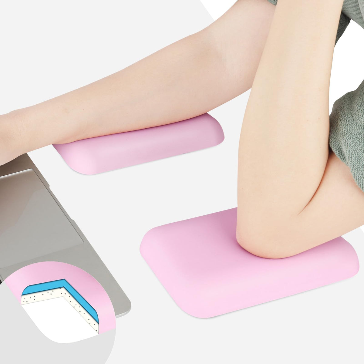 Leolee Elbow Rest Pads for Desk, Gel Ergonomic Wrist Rest Arm Rest Pads