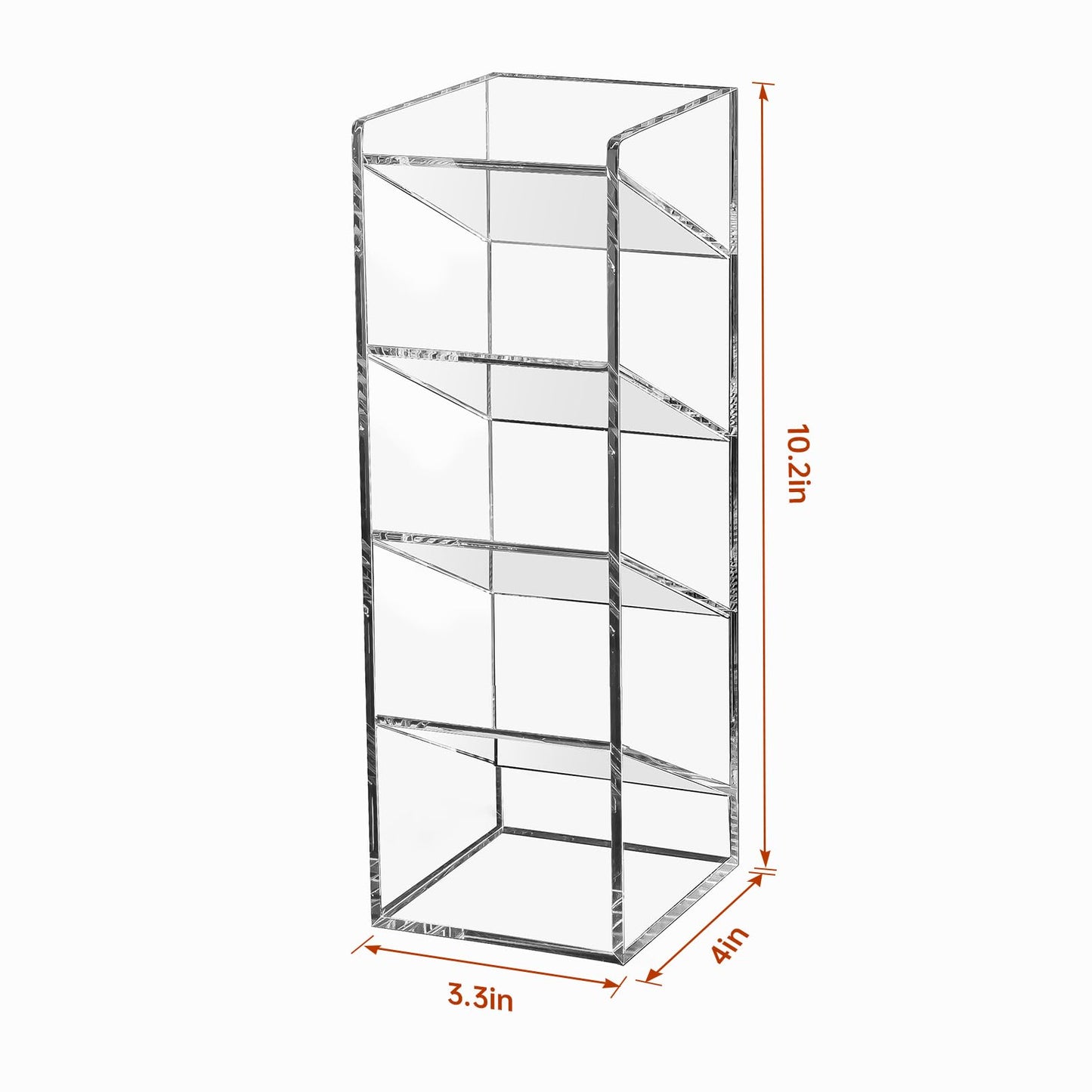 BEYGORM Acrylic Vertical Marker Organizer for 50 Markers, Desk Orgaizer