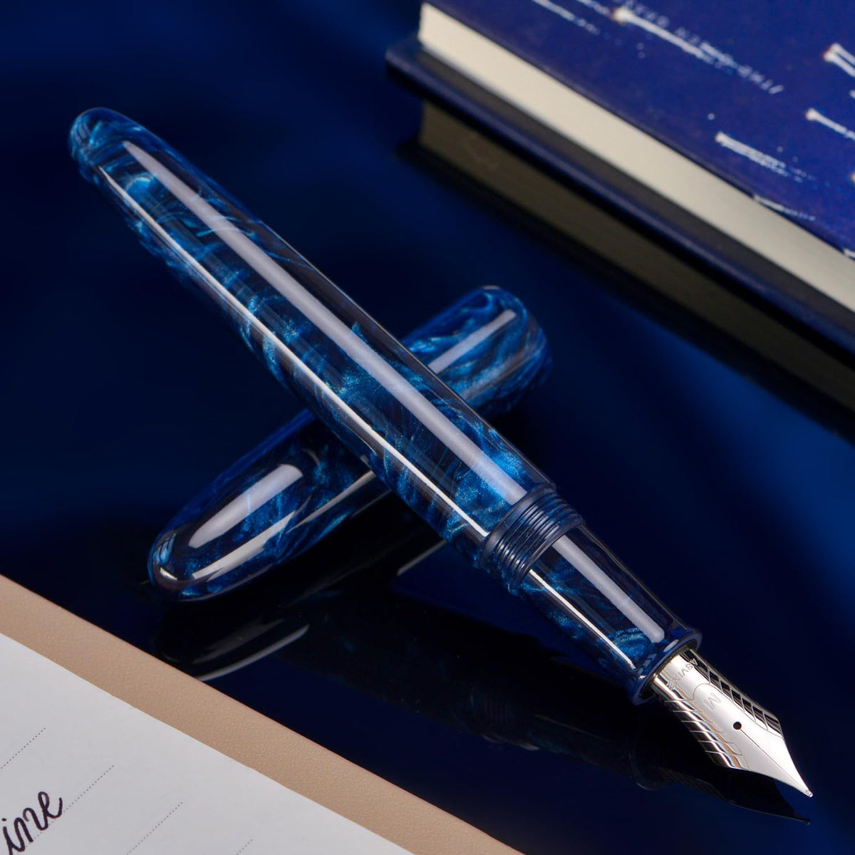 Asvine C80 Fountain Pen #8 Stub 1.1mm Nib Large Handcraft Calligraphy Art Drawing Pen with