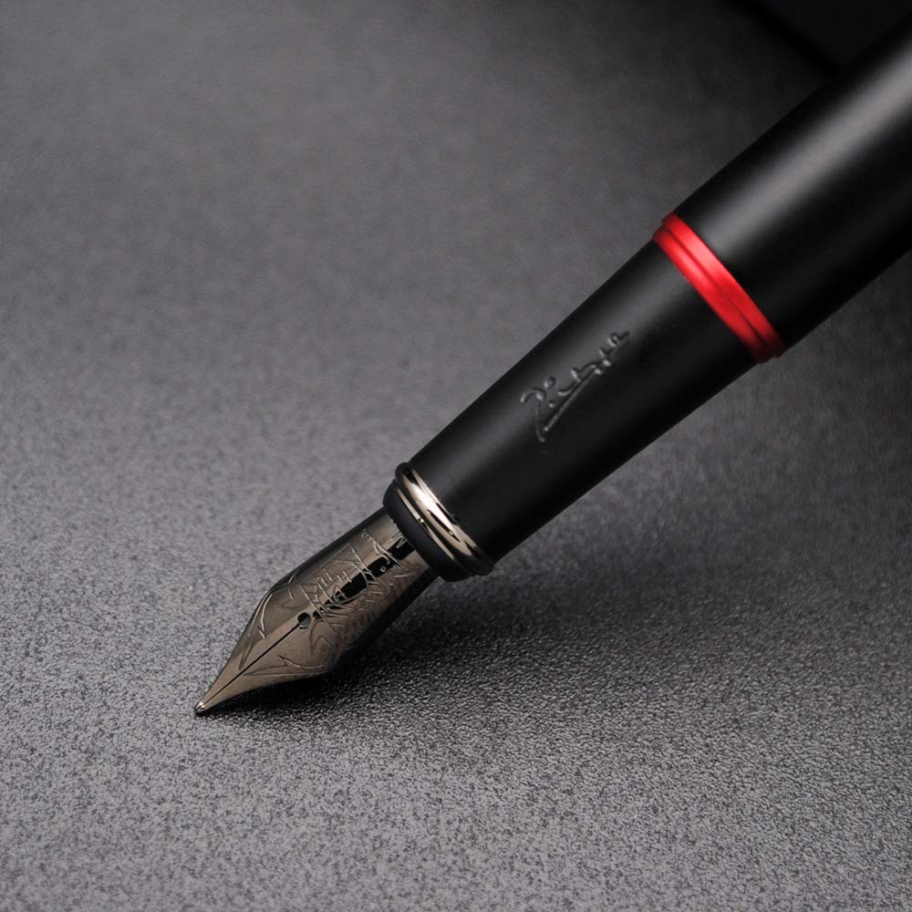 czxwyst Picasso 916 Malage Fountain Pen Original Box New Version (Dawn Red, Medium Nib 0.7mm)