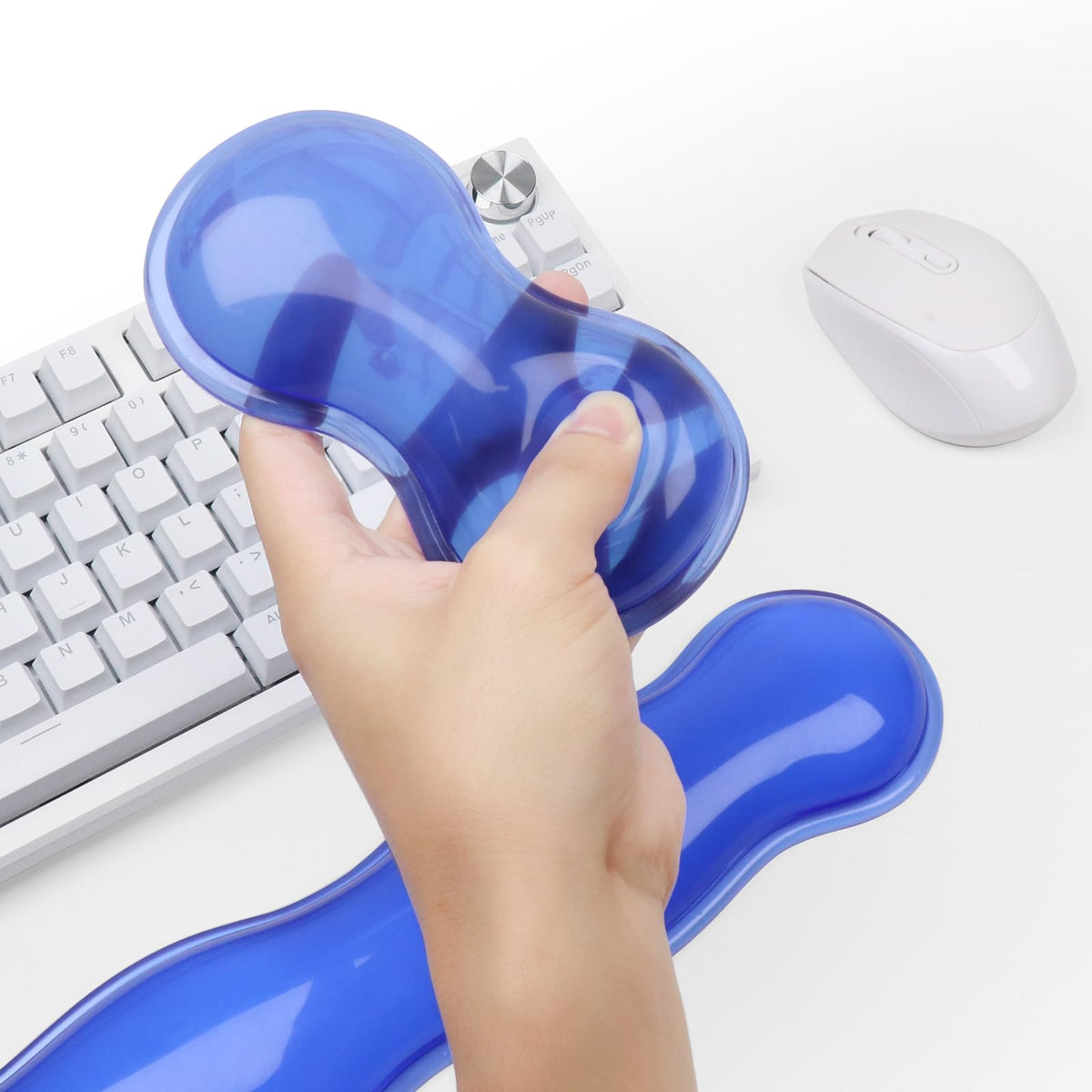 Gel Keyboard and Mouse Wrist Rest, Cute Wrist Support and Arm Support Keyboard Rest for Keyboard