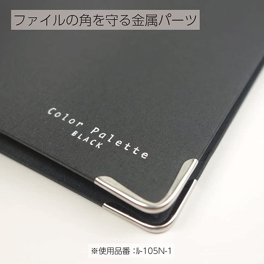 Kokuyo Color Palette Metal Round Ring Binder, A5-S, 20 Holes, Up to 100 Sheets, 5 Colorful Tab