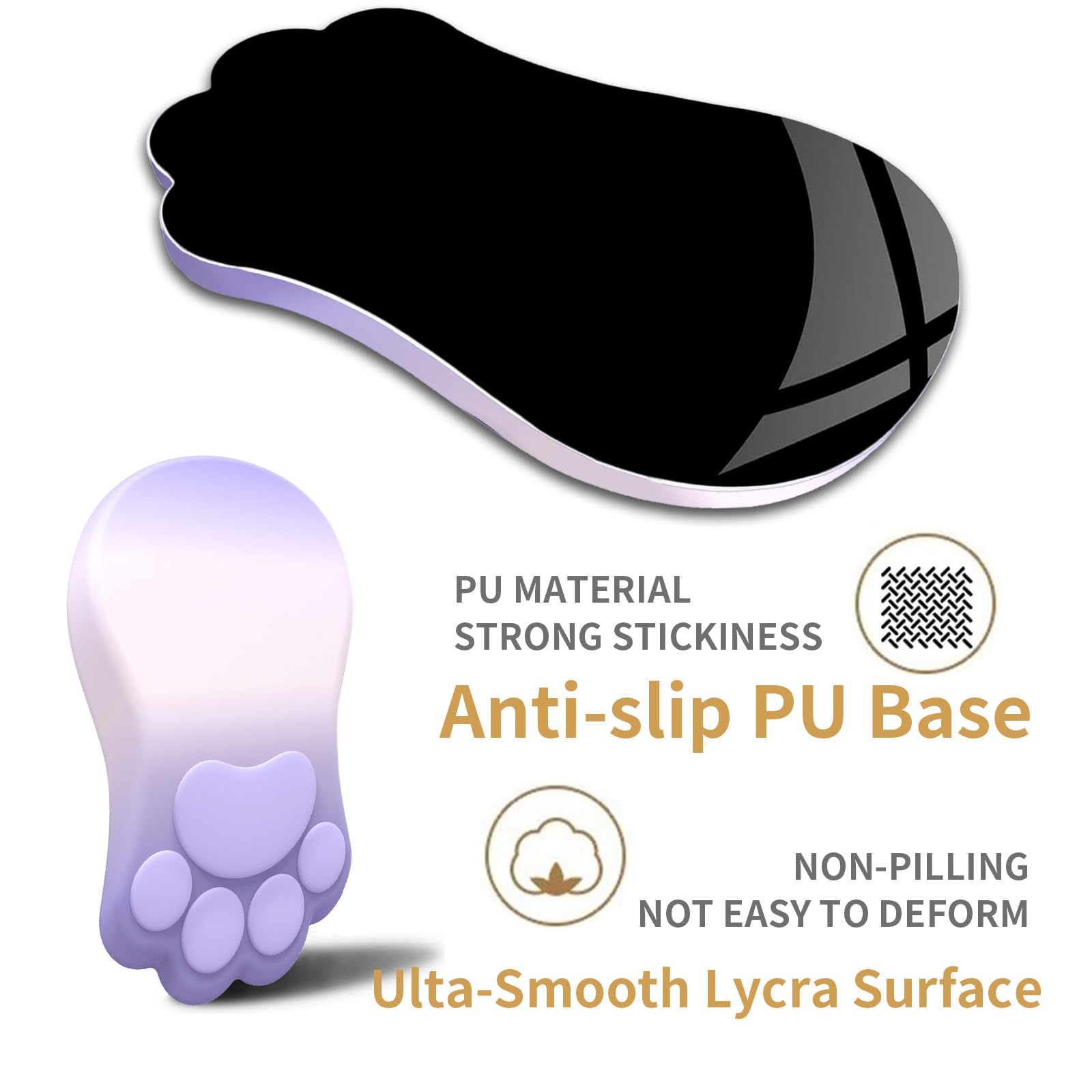 L-SPOUTTO Ergonomic Mouse Pad with Wrist Rest,Cute Mouse Pad Wrist Support