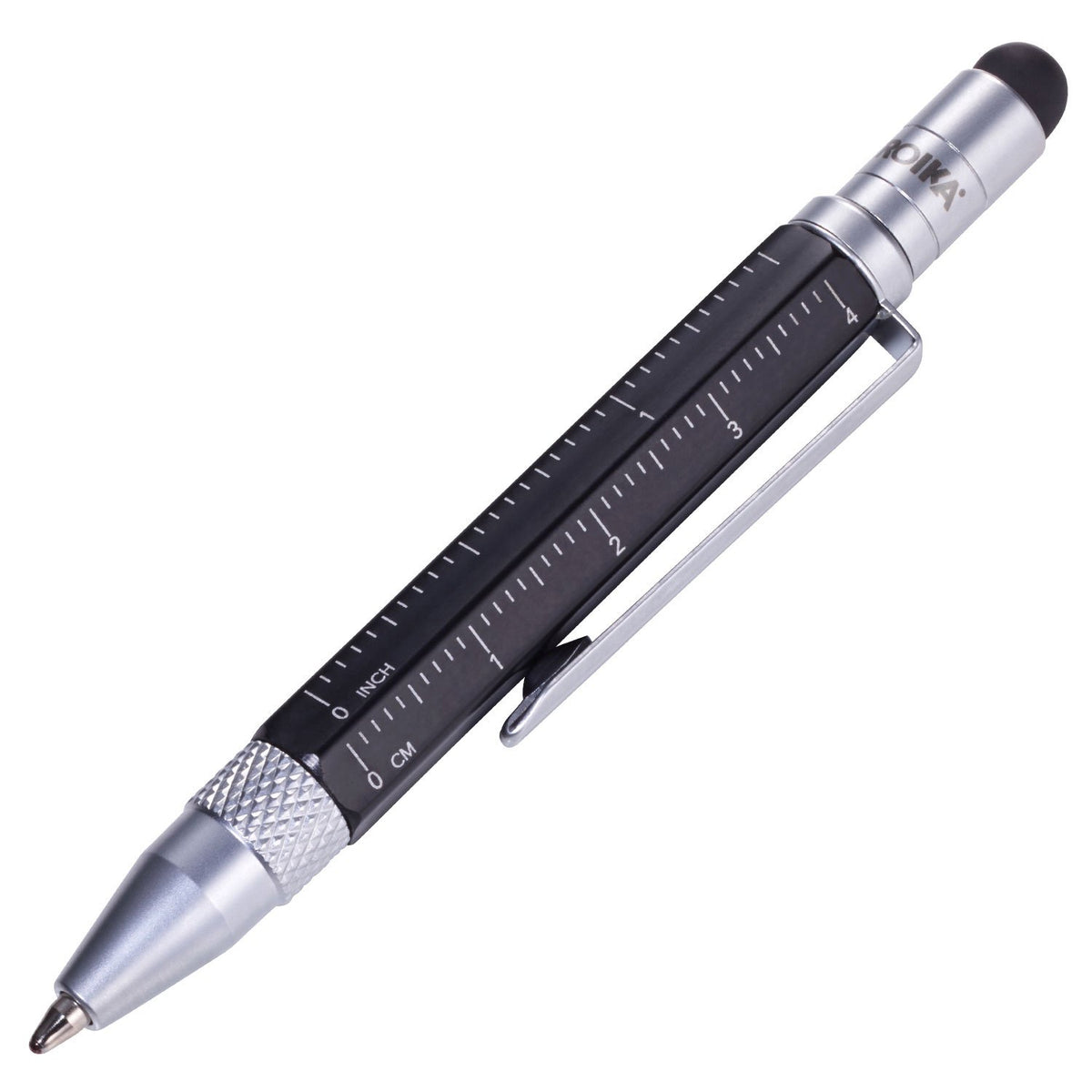 Troika Construction Liliput - PIP25/BK - Multitasking Ballpoint Pen (Small) - Tool Pen