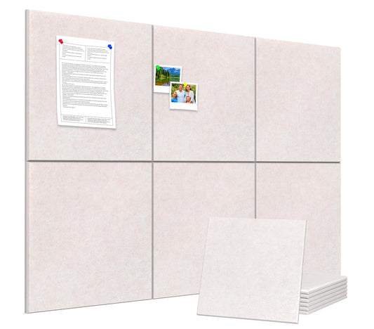 36" x 24" Felt Bulletin Board & Cork Board Alternative, Oatmeal