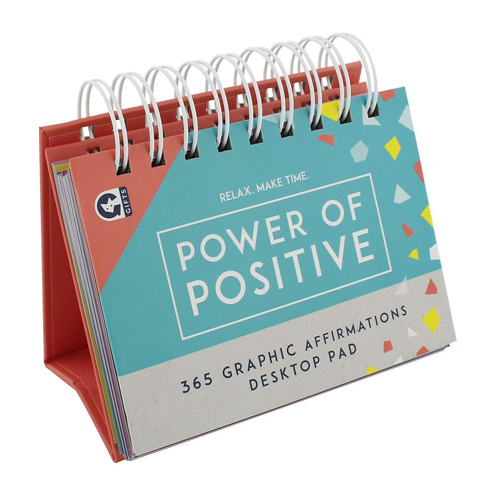 Ginger Fox Relax Make Time 365 Days Of Positive Affirmations Desk Pad Includes Optimistic Thinking