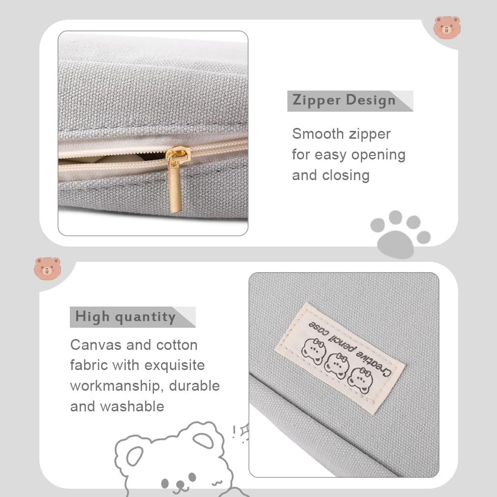 iSuperb Big Pencil Case Pouch Large Capacity Can Hold a Book, Pen Pouch Waterproof for Adult Kids