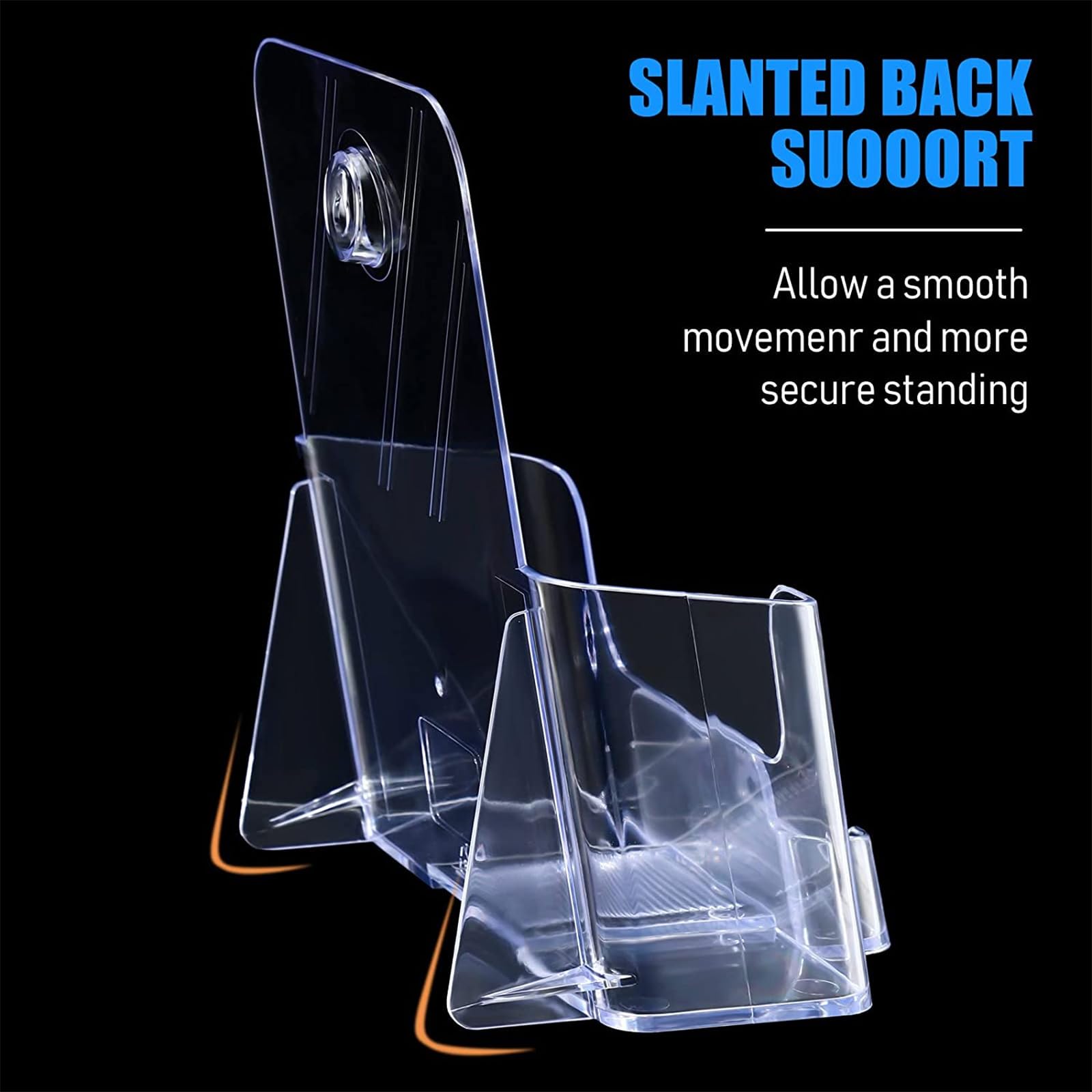 Remerry 8 Set 6.5 Inch Acrylic Brochure Holder with Business Card Pocket