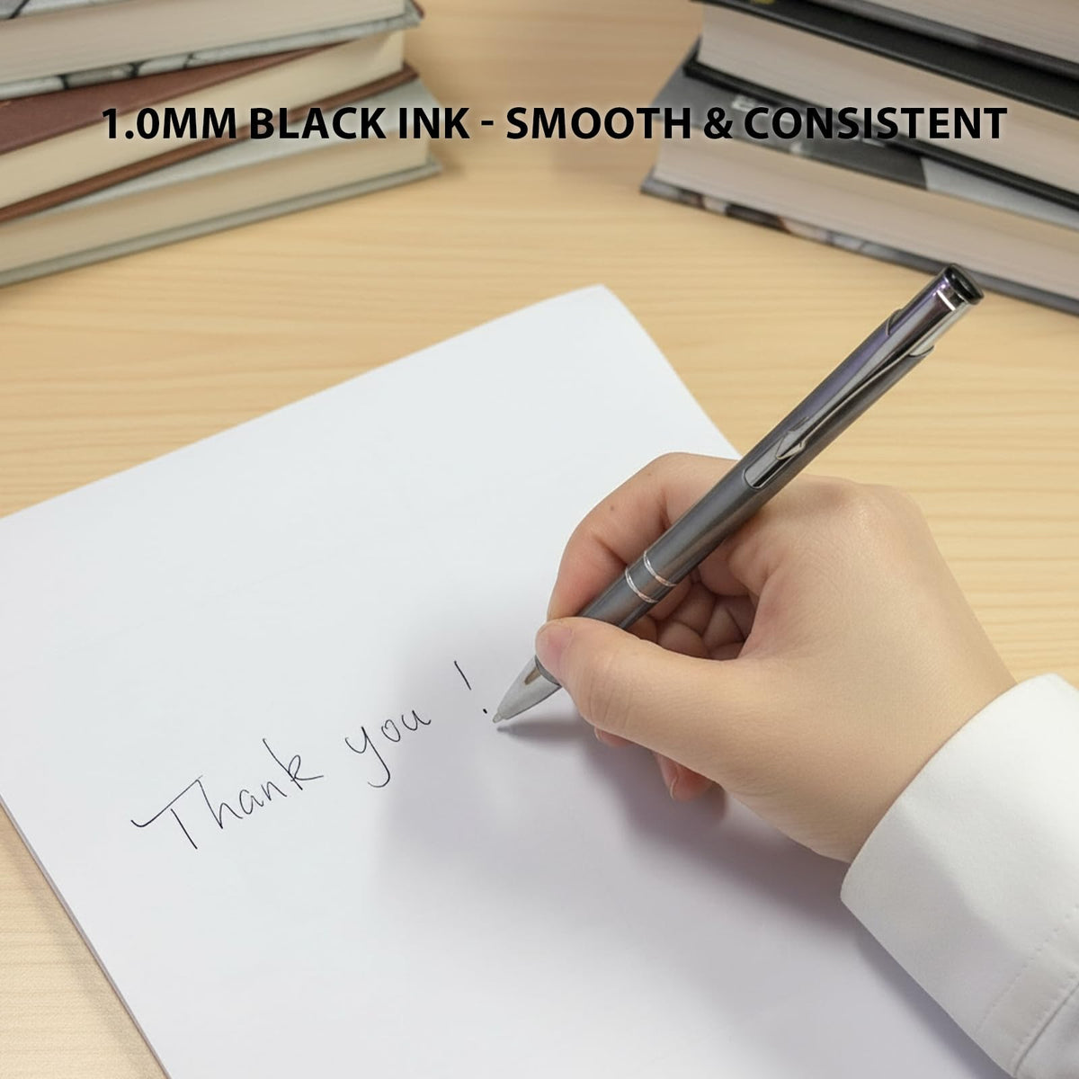 Engraved Retractable Pen for Business and Corporate Gifts 50-Pack