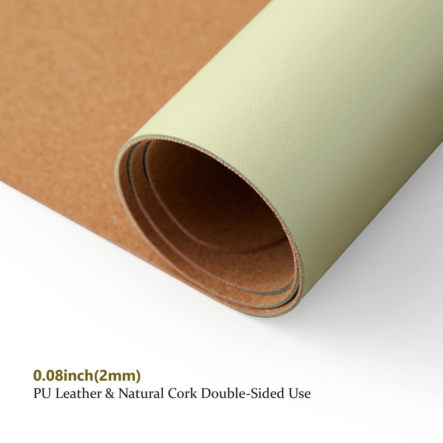 Cork Desk Mat - Dual-Sided Desk Pad for Office and Home - Desk Organization and Accessories - Ideal
