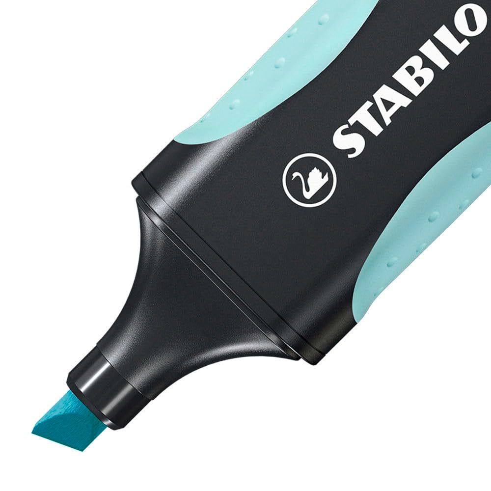 Eco-Friendly Highlighter - STABILO GREEN BOSS Pastel - Deskset of 8 - Assorted Colours