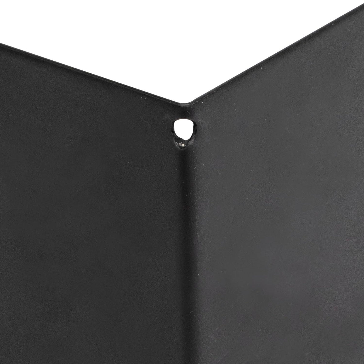 Idena 10843 Bookends Metal Black 4 Book Stands 14 x 14 x 8.5 cm Book Holder for Bookshelves