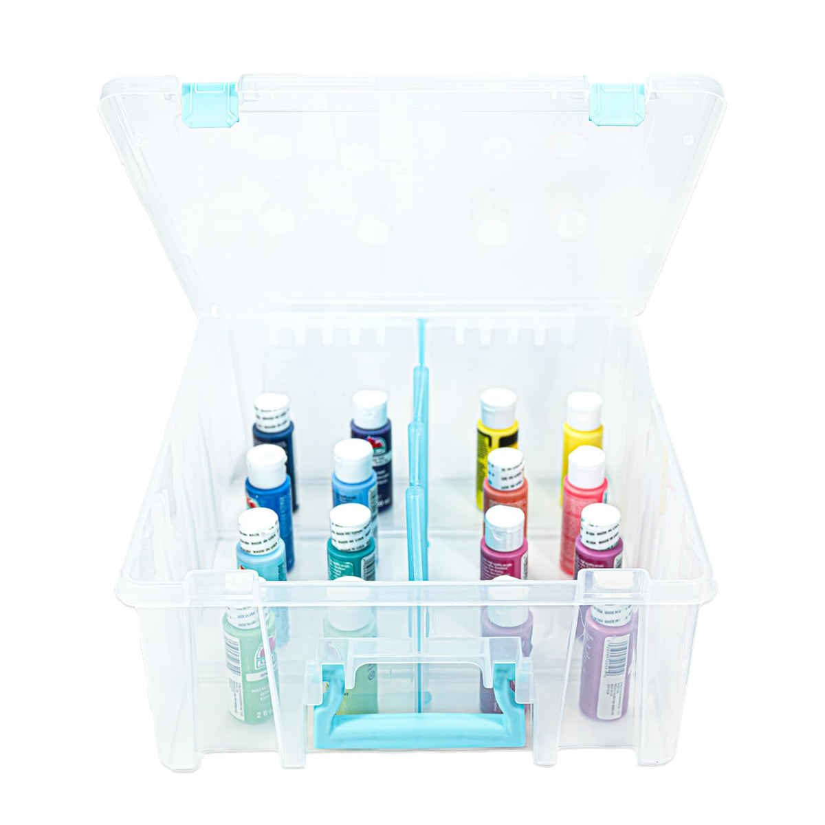 ArtBin Super Satchel Double Deep Compartment Box - Art Storage with 8 Removable Compartments, Smart