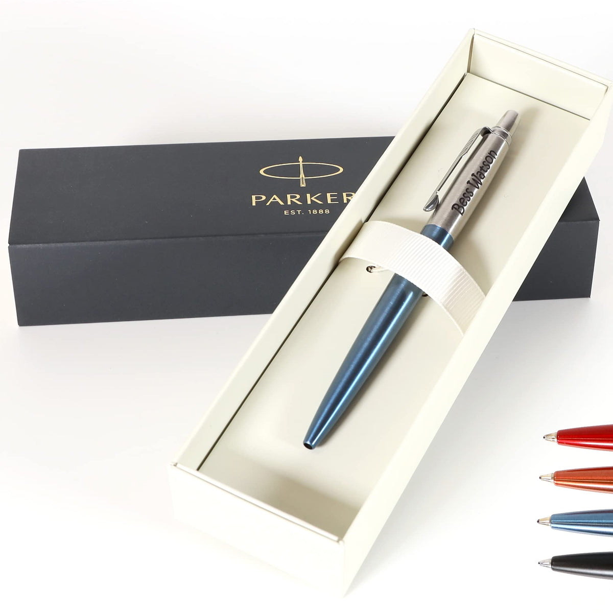 Personalised Custom Parker Jotter Bond Street Pen + Gift Box | Design A Truly Unique Present |