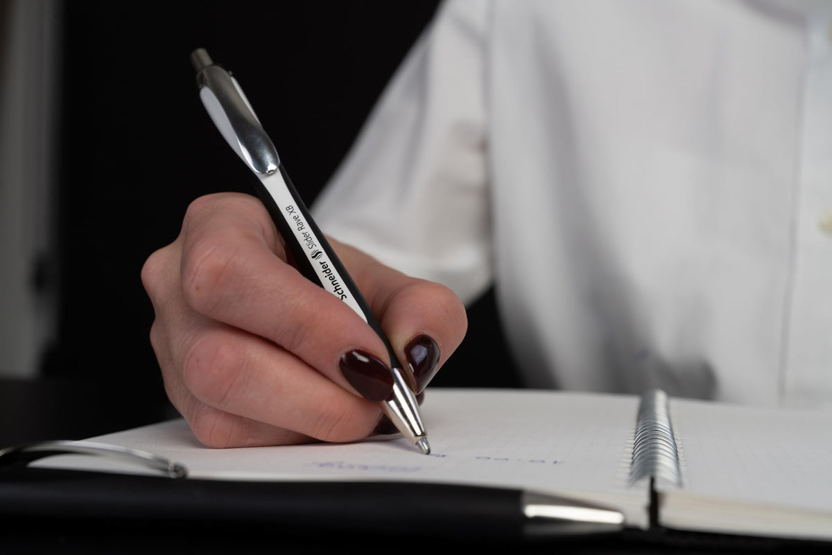 Schneider Slider Rave XB 132549 Ballpoint Pen (Limited Special Edition in White/Black, Made in