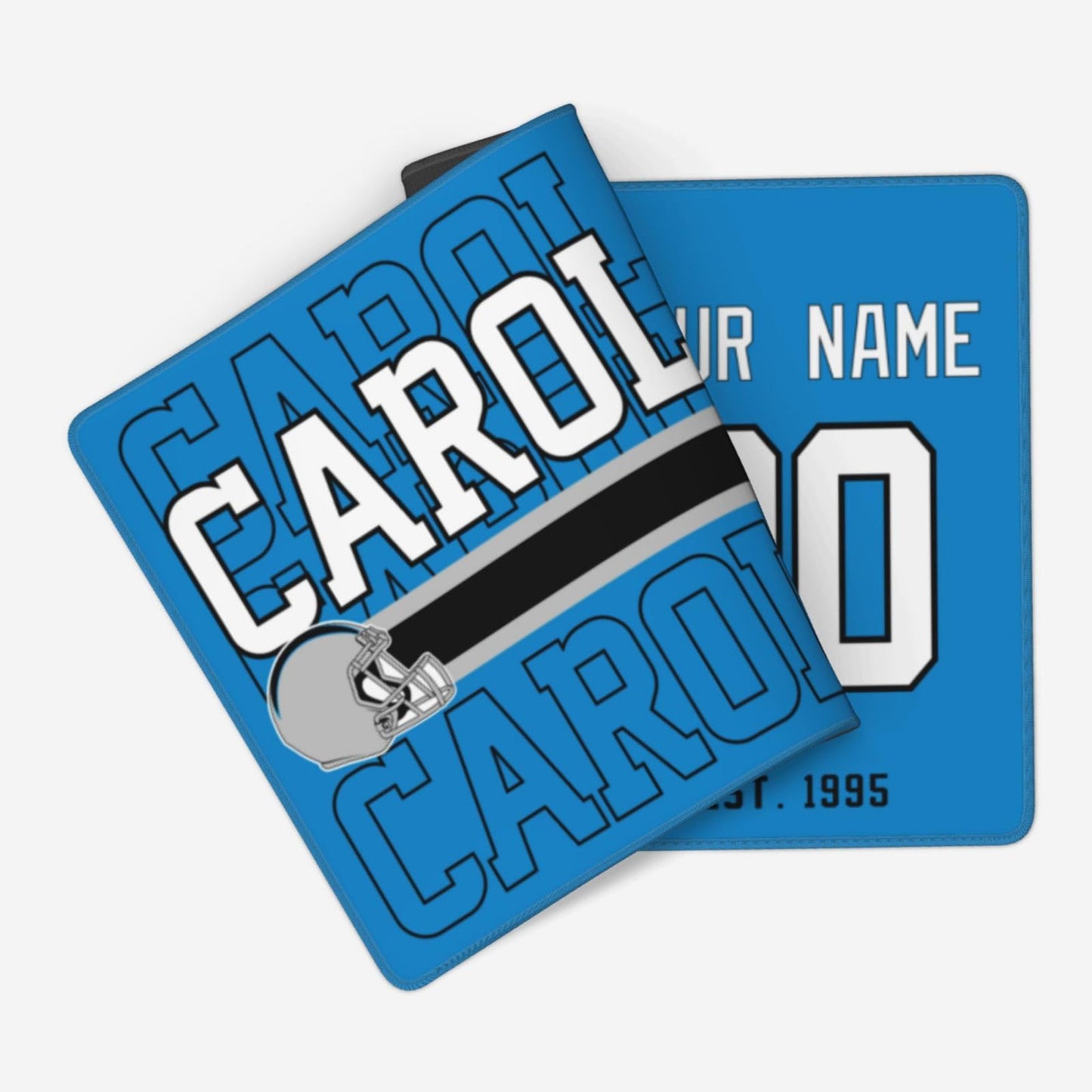 ANTKING Carolina Mouse Pad Custom Name and Number Desk Pad for Men Women Youth Gifts