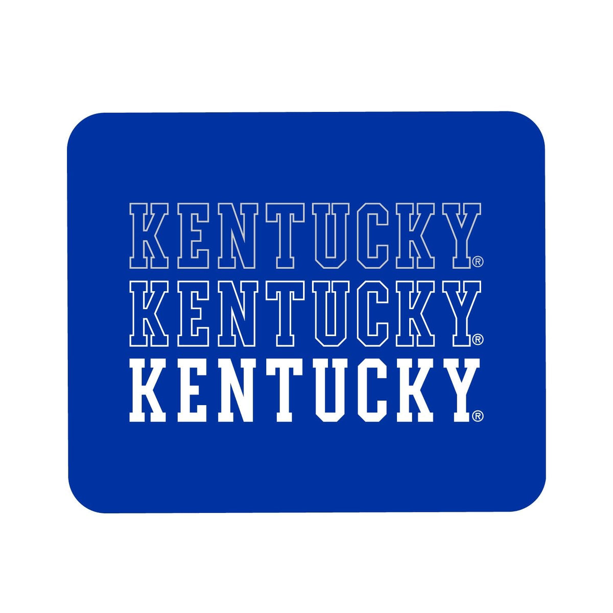Mouse Pad, Fabric, University of Kentucky Standard/Triple Wordmark