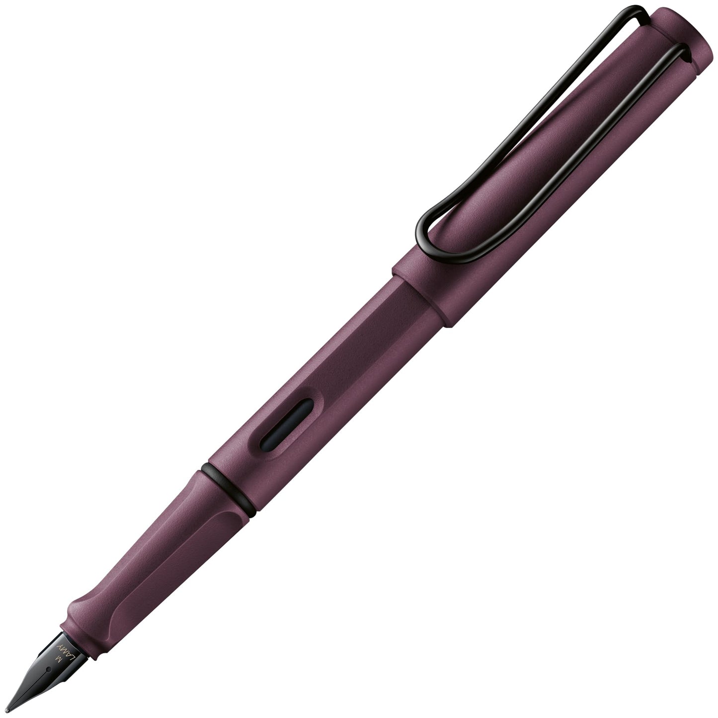 LAMY safari scarlet - Fountain Pen with ergonomic grip & polished steel nib in size F - ideal for