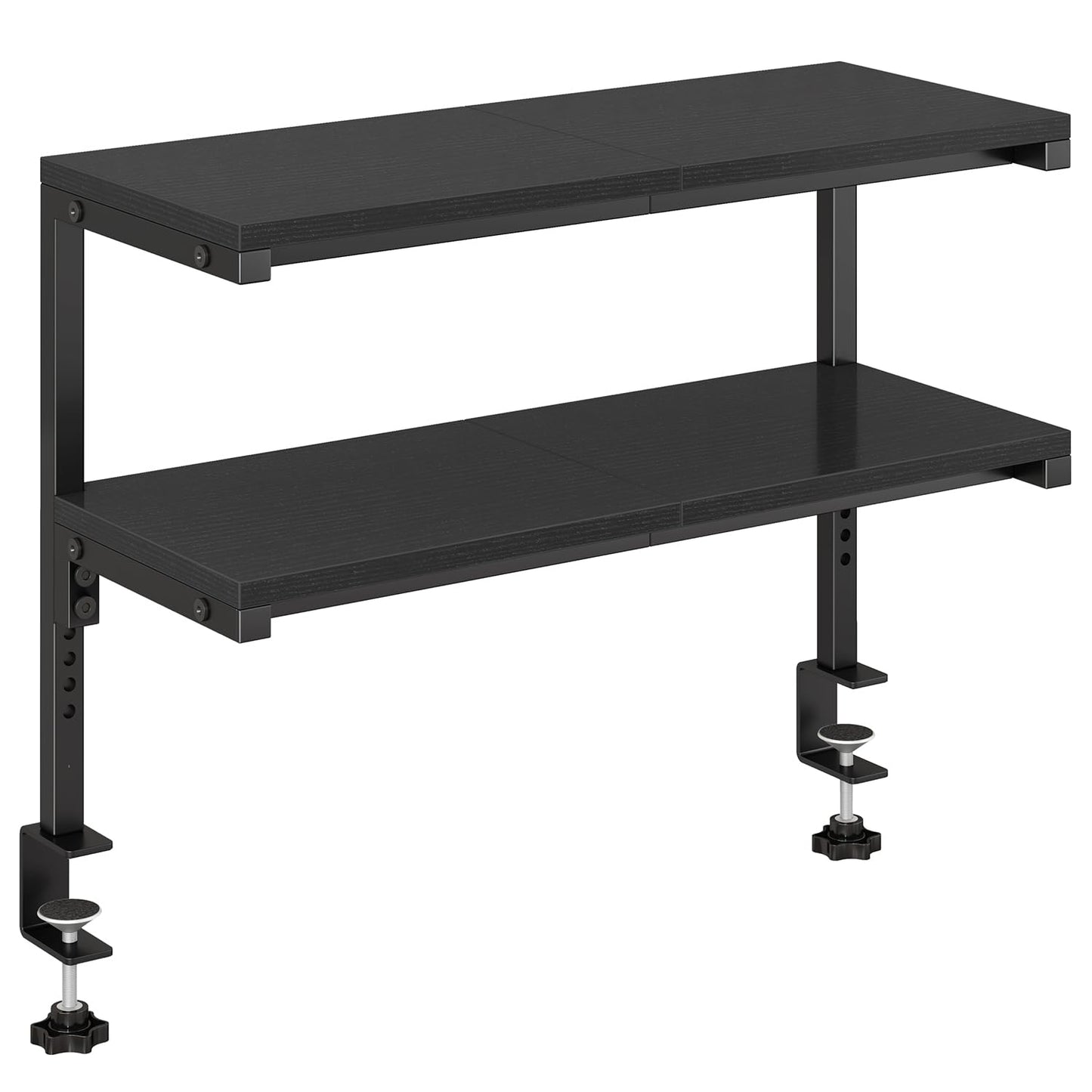 IBUYKE Clamp on Desk Shelf, 22.8” Large Desk Extender Shelves UTMZ010B