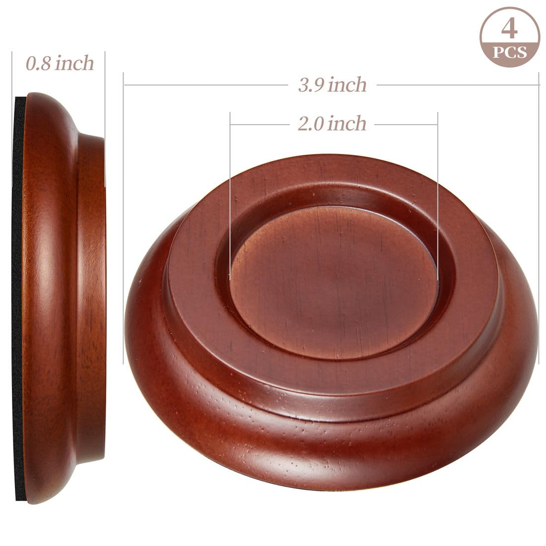 Piano Caster Cups Upright Piano Caster Cups Wood Coasters Cups