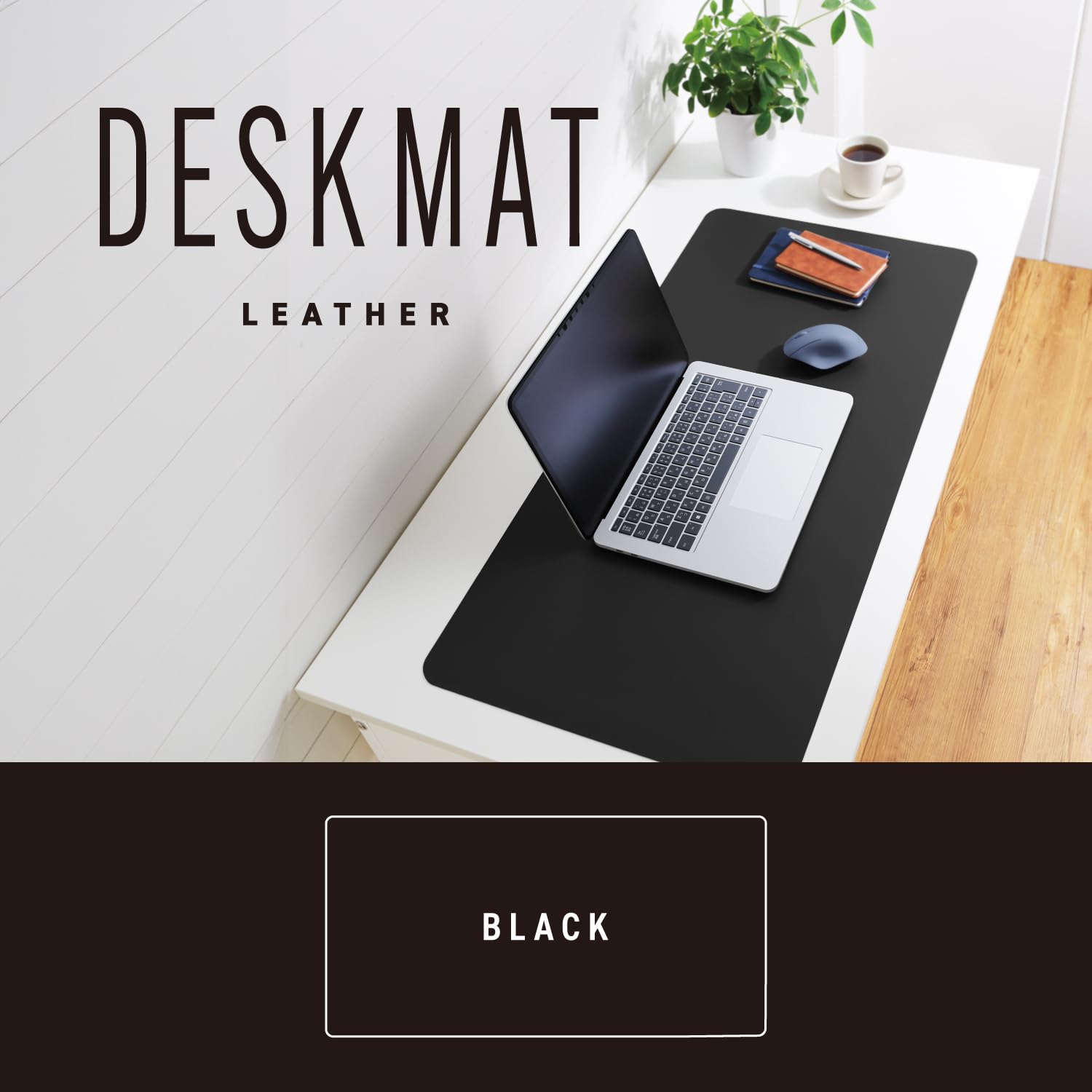 Elecom MP-XDM04BK Desk Mat, Large Mouse Pad, 35.4 x 16.9 inches (900 x 430 mm), Mouse Compatible