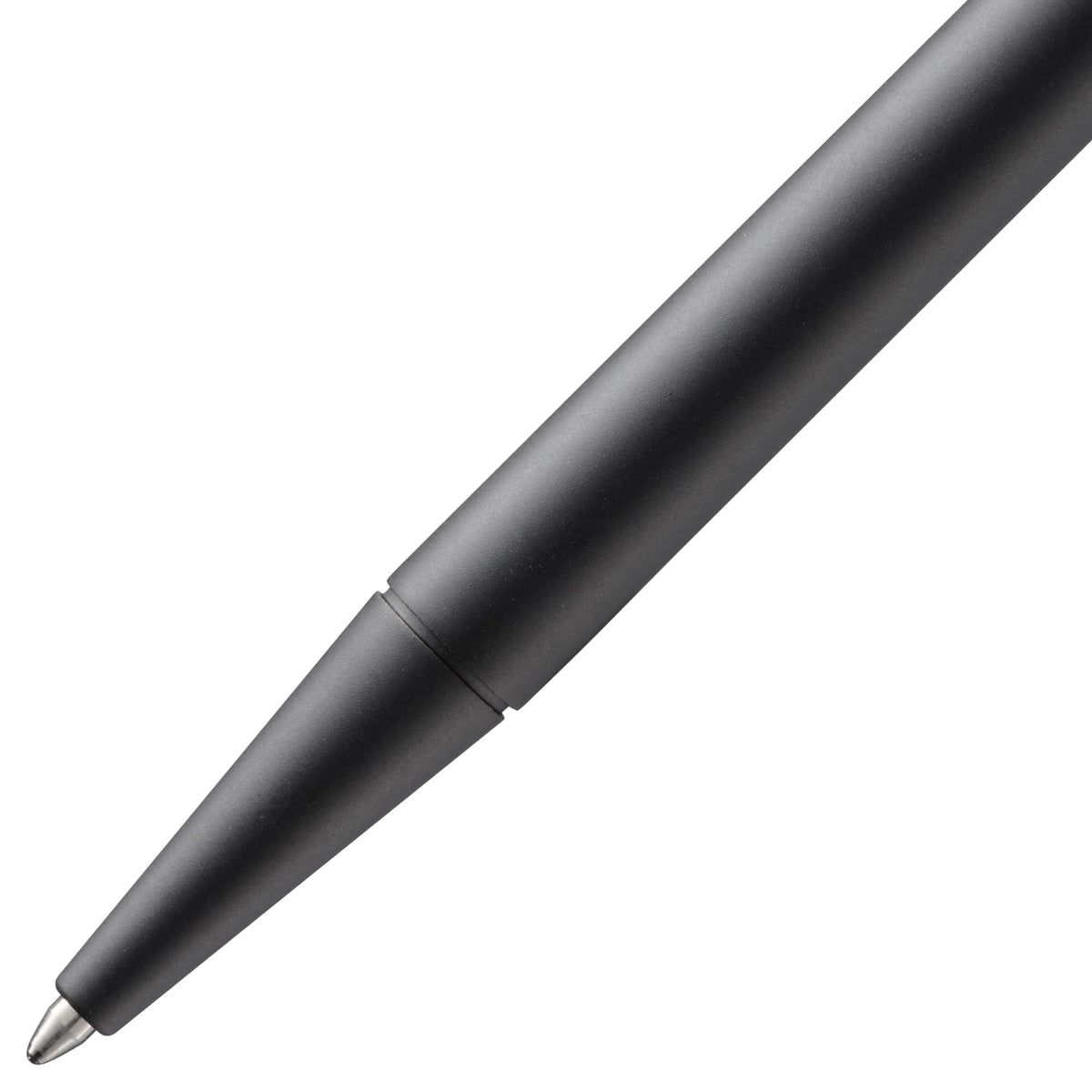 Lamy cp1 black ballpoint pen - minimalist ballpoint pen in elegant metal body - with cushioned