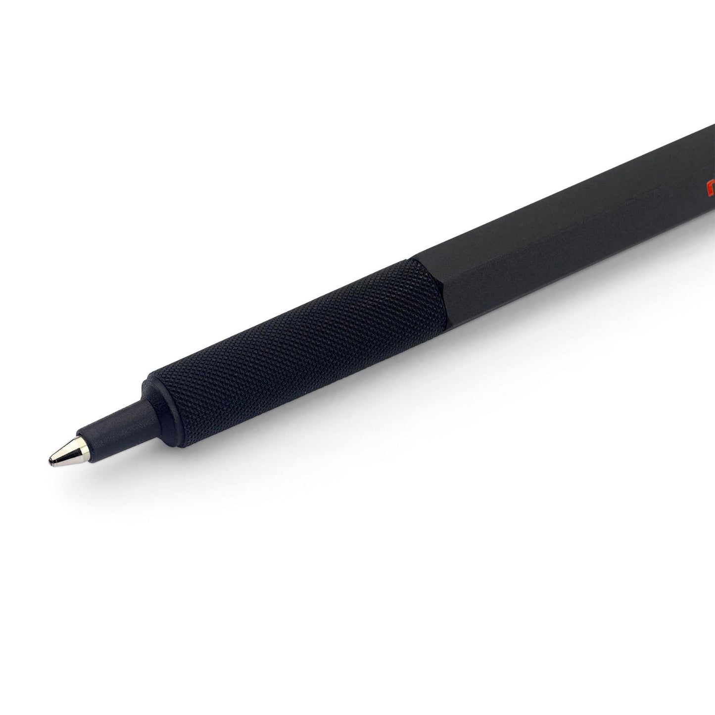 rOtring 600 Ballpoint Pen, Medium Point, Black Ink, Black Barrel, Refillable - Smooth Writing