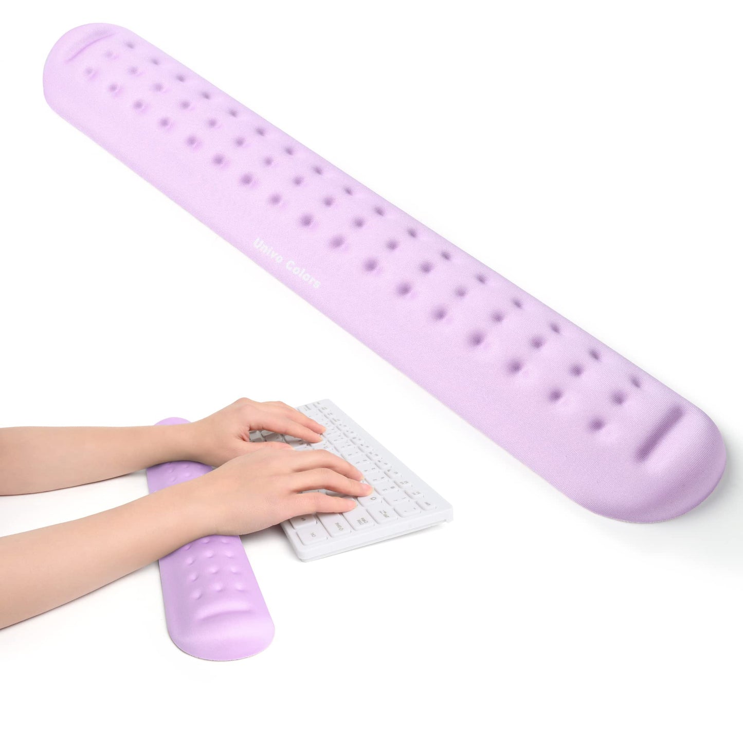 UnivoColors Upgraded Massage Bead Wrist Rest for Keyboard, Wrist Ergonomic Support, Made of Soft