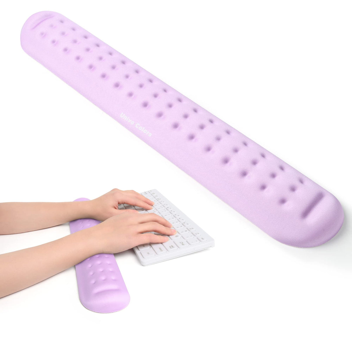 UnivoColors Upgraded Massage Bead Wrist Rest for Keyboard, Wrist Ergonomic Support, Made of Soft
