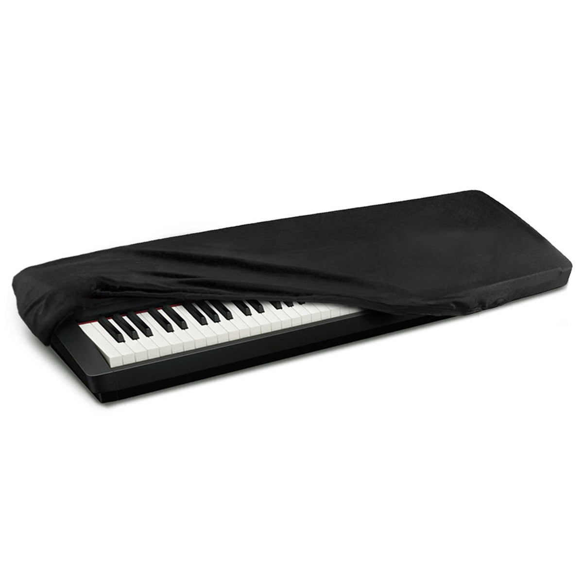 HQRP Elastic Dust Cover w/Bag compatible with Yamaha YPG-235 DGX-230 PSR-EW400 Motif XF6 MOXF6