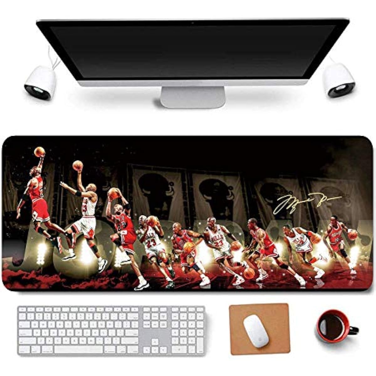 RTGGSEL 31.5x11.8 Inch Non-Slip Long Extended Large Gaming Mouse Pad with Stitched Edges XL Laptops