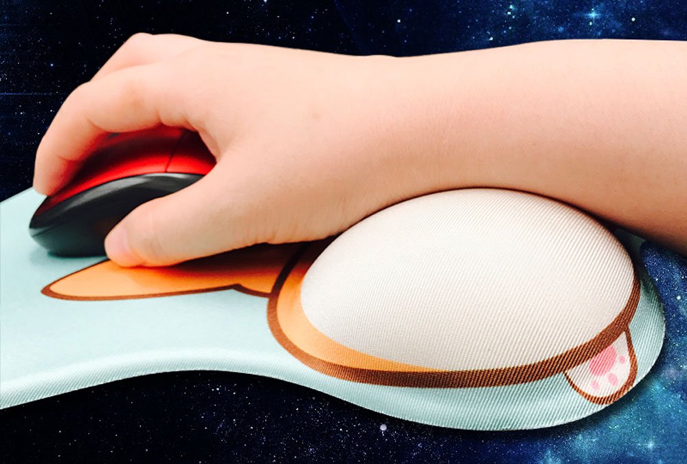 3D Corgi Mouse Pad Shape Silicone Mouse Pad Mouse Mat