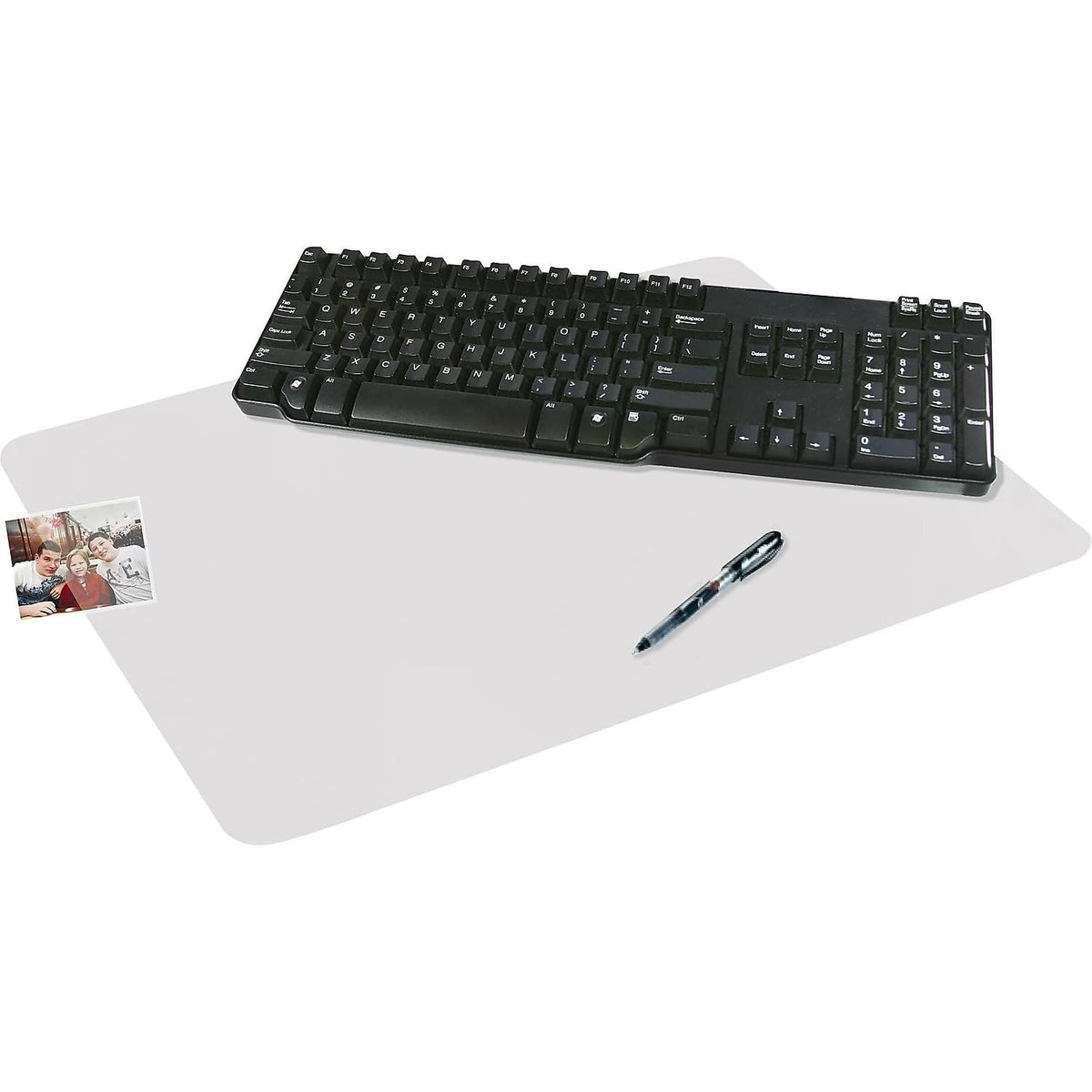Artistic Krystal View Clear Antimicrobial Desk Pad Organizer, Non-Stick Mat Protects from Nicks