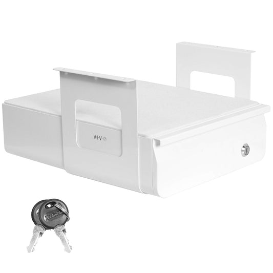 VIVO White 12 x 14 inch Under Desk Drawer, DESK-AC03L-W