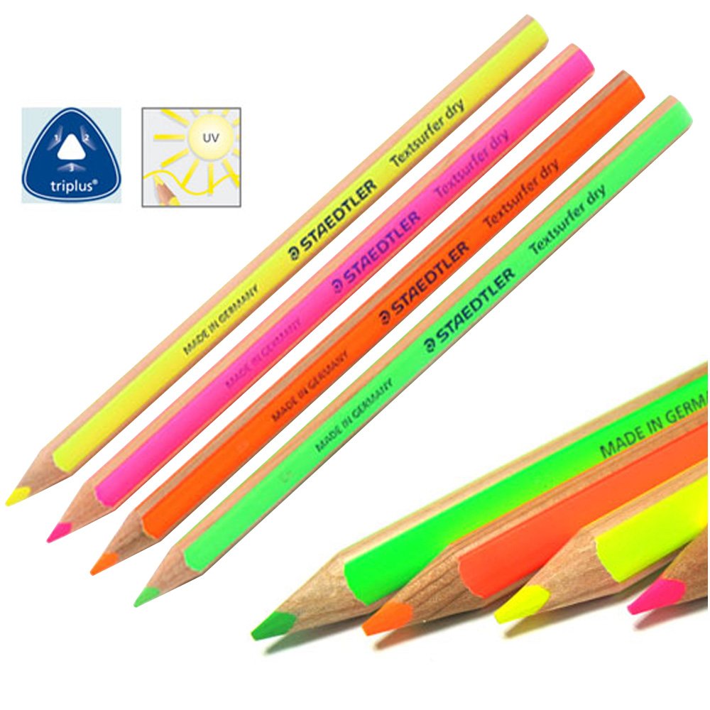 Staedtler Textsurfer Dry Highlighter Pencil 128 64 Drawing for Writing Sketching