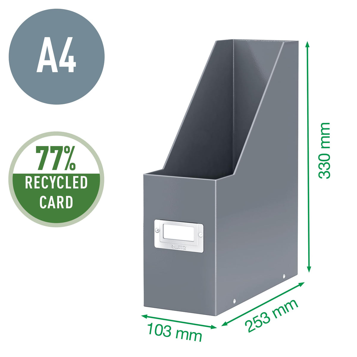 Leitz Magazine File, A4, Click and Store Range 60470001 - White