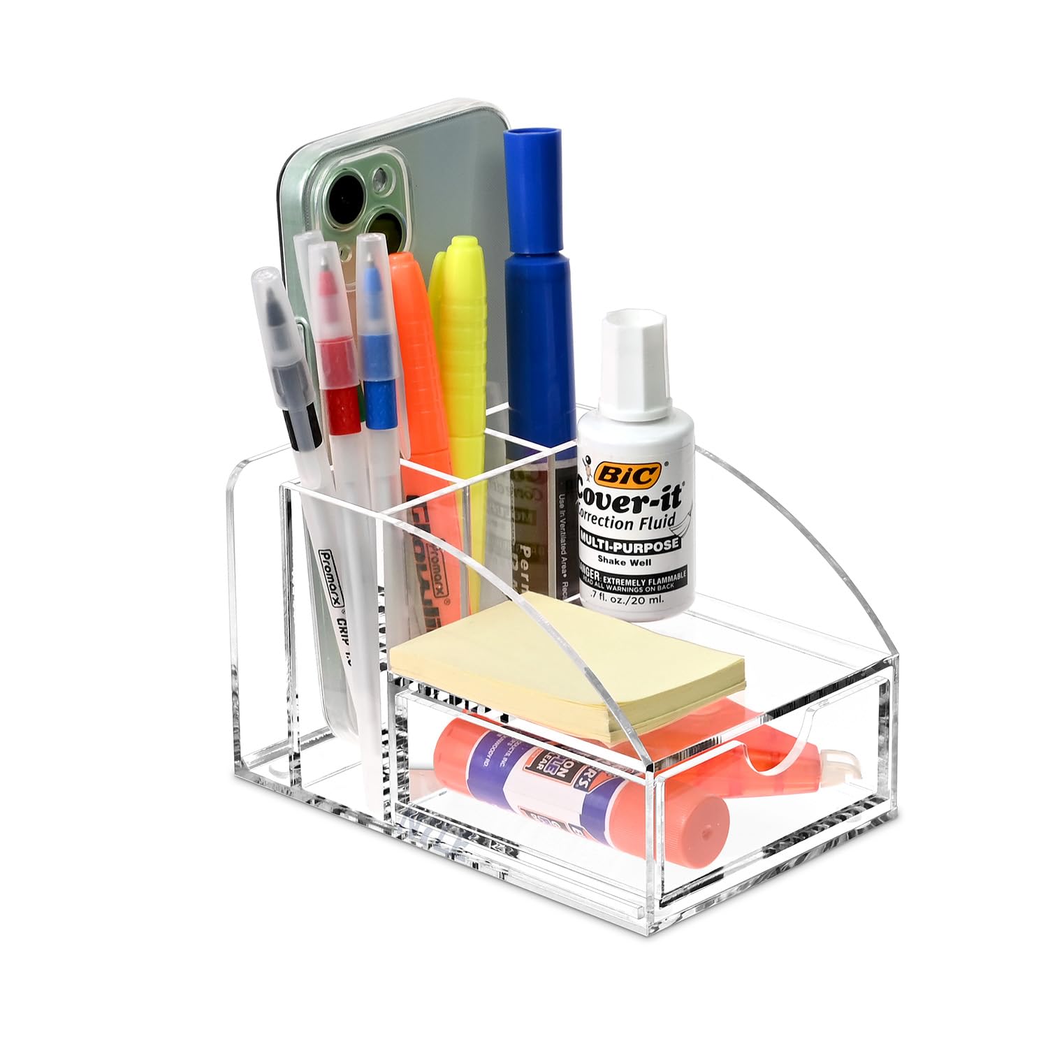 Ikee Design Acrylic Premium Desktop Office Supplies Organizer