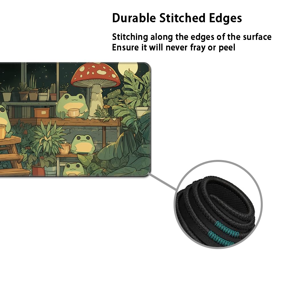 Desk Mat, Large Gaming Mouse Pad with Wrist Rest, 4 in1 XXL Mouse pad+Keyboard Wrist Rest+Mouse Pad