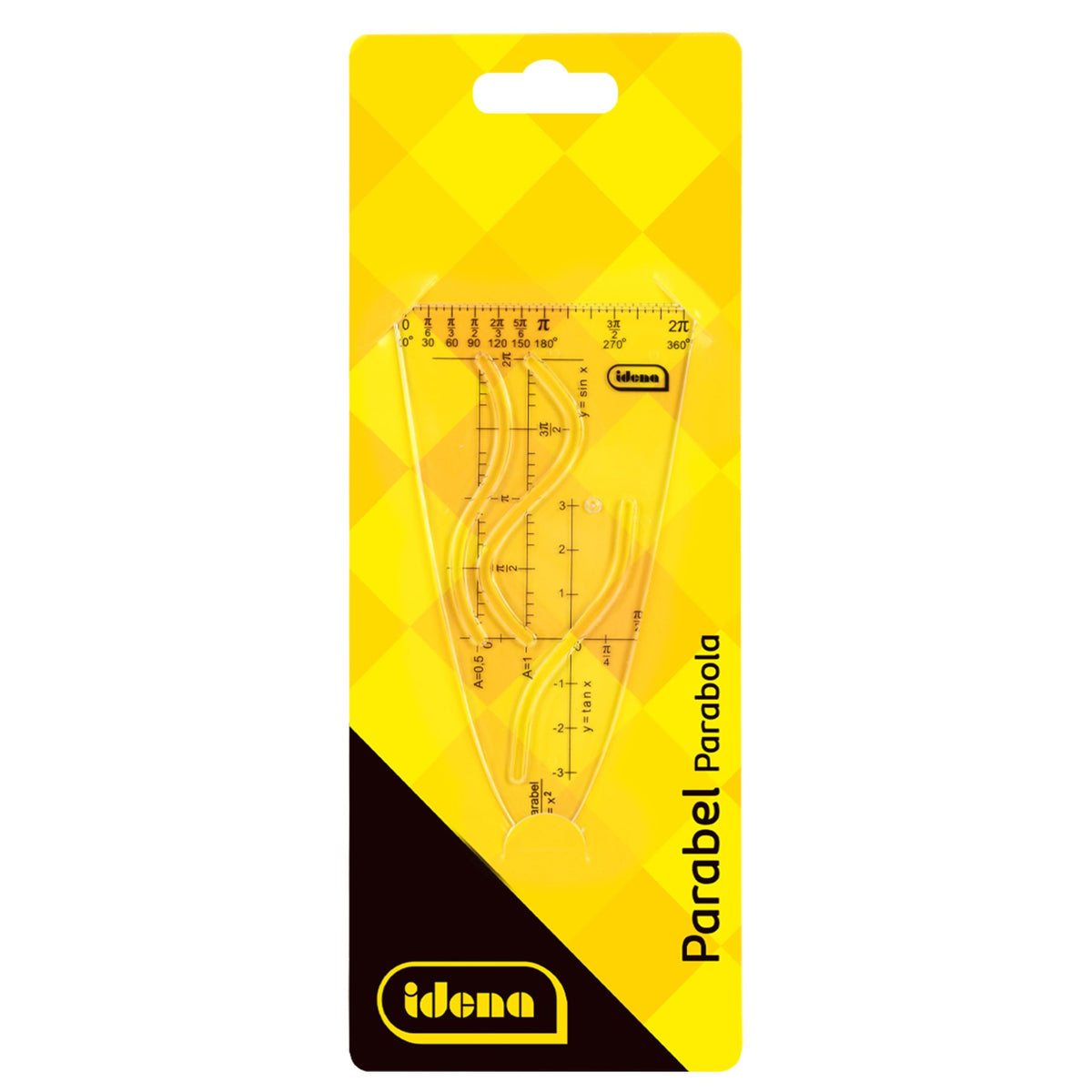 IDENA Desk 602408 Stencil Set, Transparent