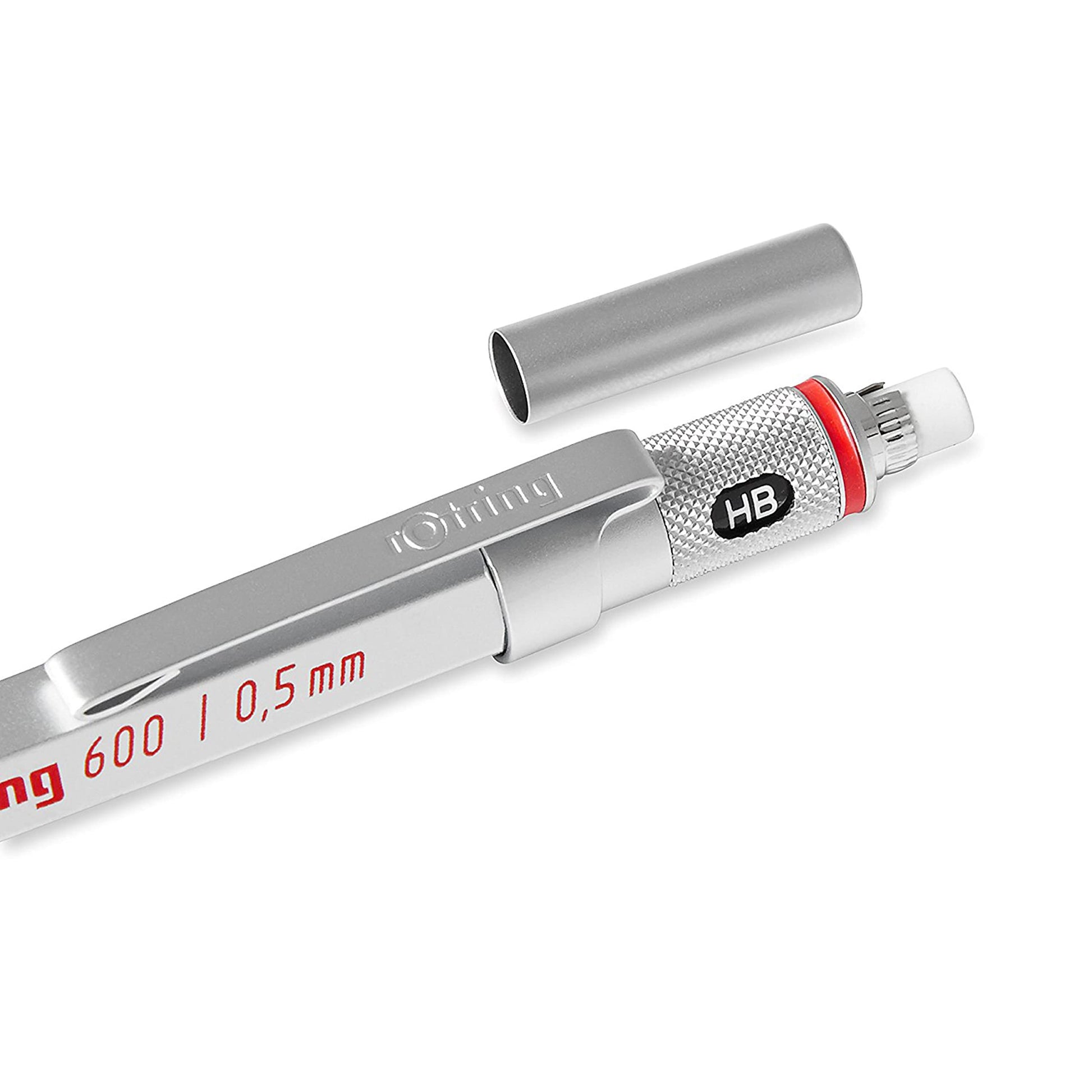 rOtring 600 Mechanical Pencil, 0.5 mm, Silver Barrel (1904445)
