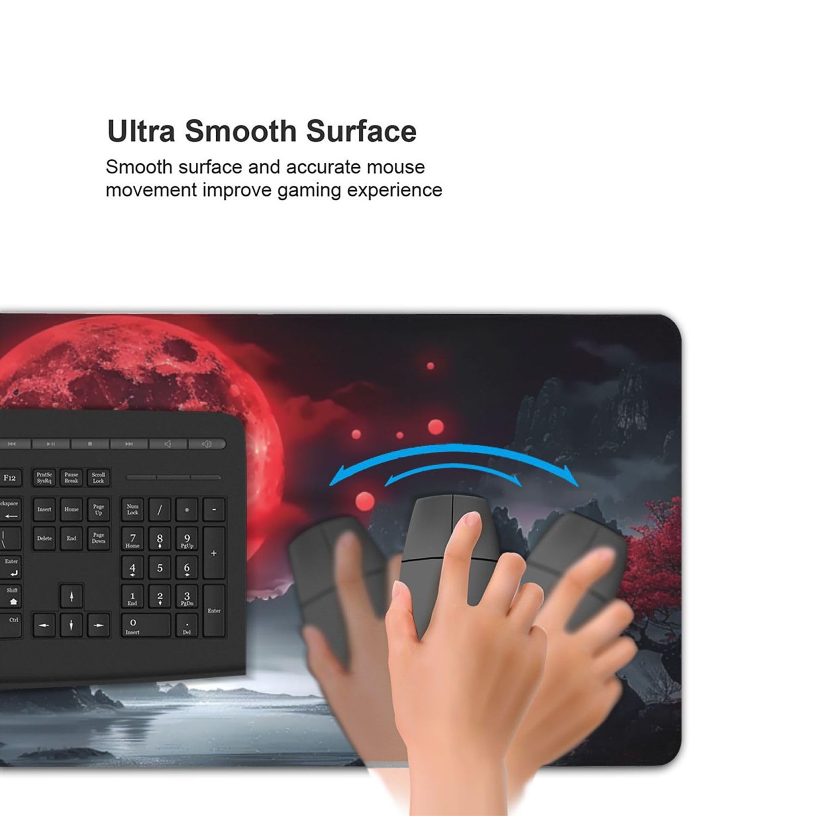 35.4 x 15.7 in, Waterproof XXL Large Mouse Pad for Desk, Extended Keyboard Mouse Mat for Computer