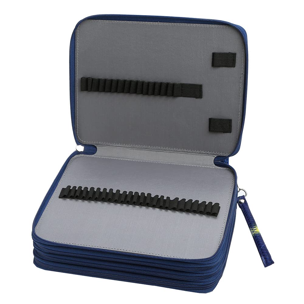 Lbxgap 184 Slots Pencil Case Organizer w/Removal Handle Strap