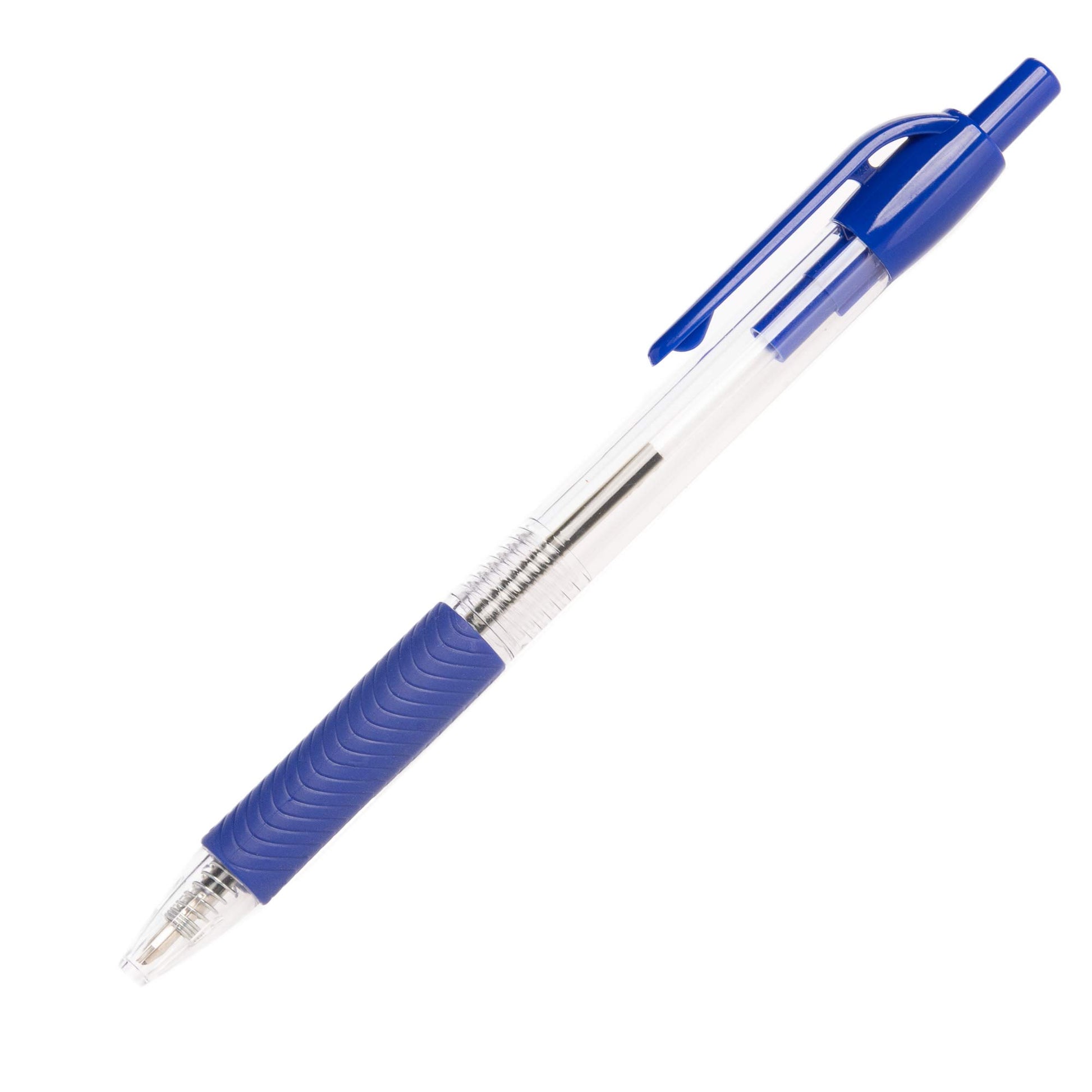 Simply Genius Blue Ballpoint Pens - 200 Bulk Pens, Retractable, Blue Ink - Smooth Writing &