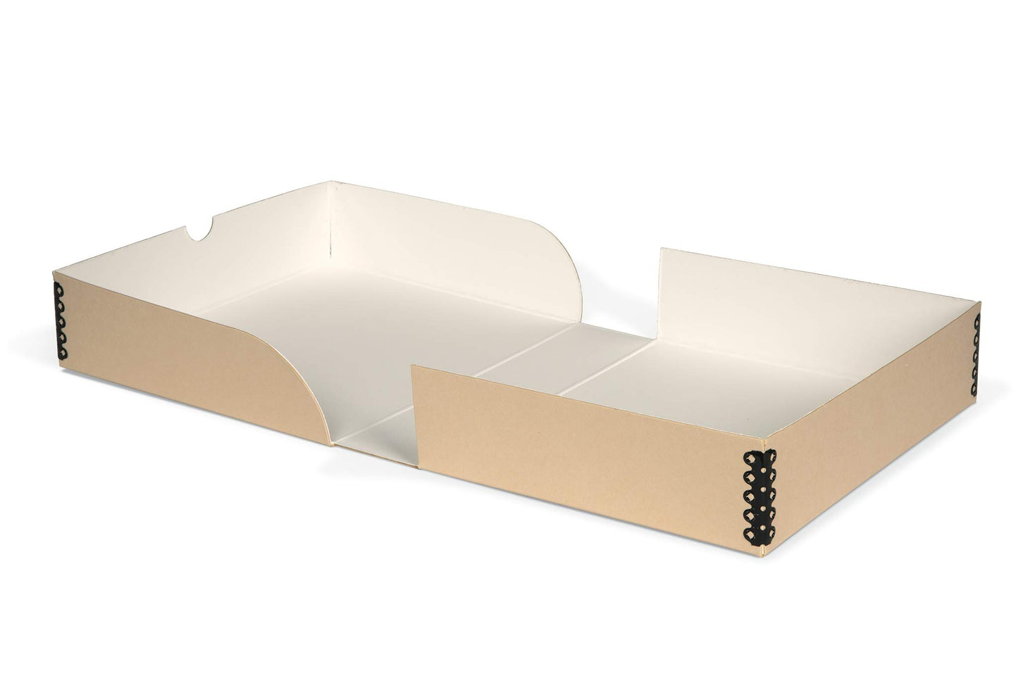 Gaylord Archival Tan Clamshell Preservation Box - 10 1/4W x 15 1/4L x 3" H